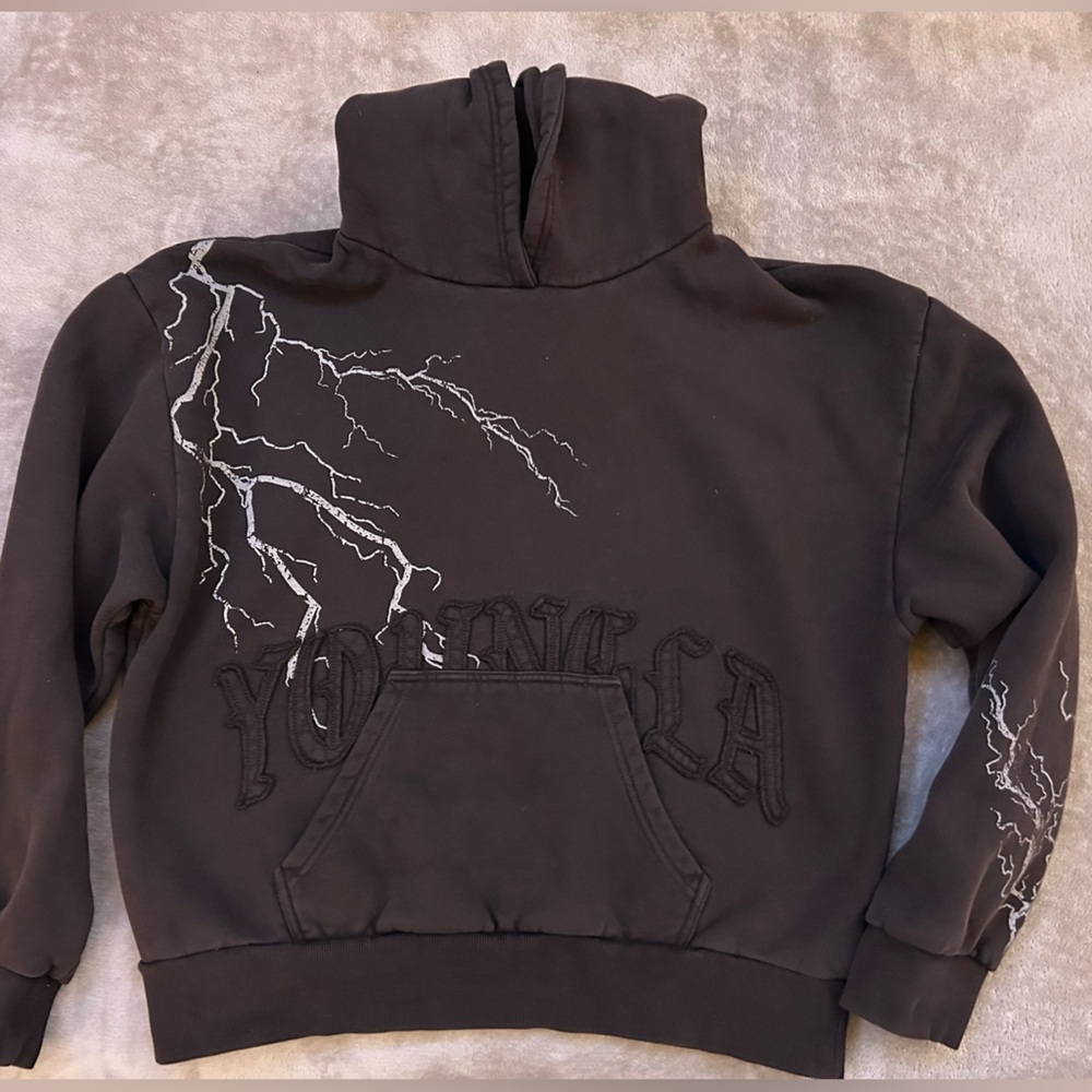 YoungLA Classic Brown Hoodie